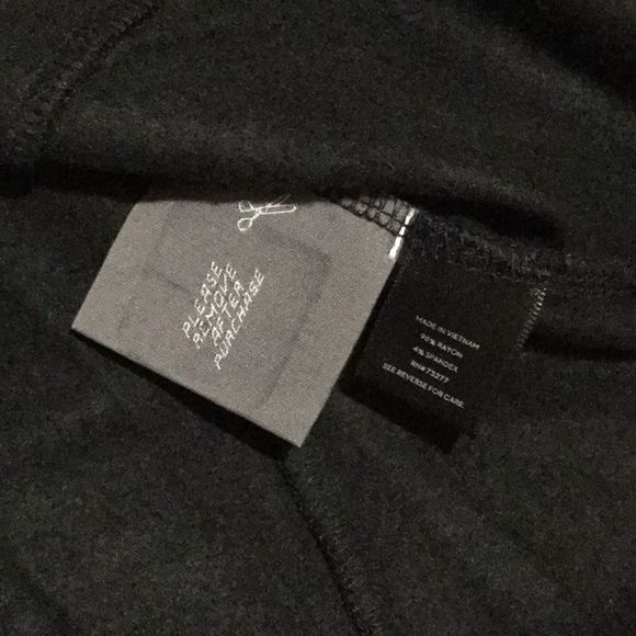 Simply Vera Vera Wang Black Fleece Lined Tunic - Picture 6 of 8